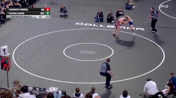 1st Place Match - Gannon Knebel, Wagner vs Chase Adam, Canton