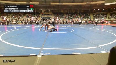 80 lbs Round Of 64 - Cyler Gilmore, Neighborhood Wrestling Club vs Elijohn Baptista, Goldenbacks