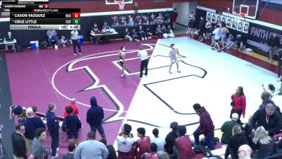 114 lbs Final - Cason Vazquez, Bristol vs Cruz Little, Faith Christian Academy