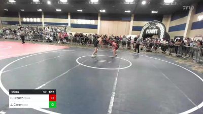 120 lbs Round Of 128 - Peter French, Puma vs Jason Carey, Gold Rush Wr Ac