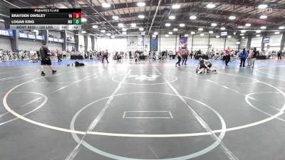 126 lbs Consi Of 16 #1 - Brayden Owsley, VA vs Logan King, MD