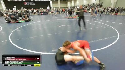 120 lbs Cons. Round 6 - Van Smith, Mustang High School Wrestling vs Cale Vandermark, Sebolt Wrestling Academy