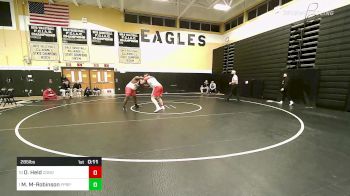 285 lbs Consi Of 8 #2 - Oliver Held, Conard vs Malachi Mercer-Robinson, Fairfield Prep