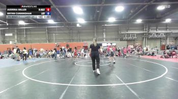 43 kg Rr Rnd 2 - Audrina Miller, PA West 2 - GK8E vs Brynn Cunningham, Lady Warriors United - GK8E