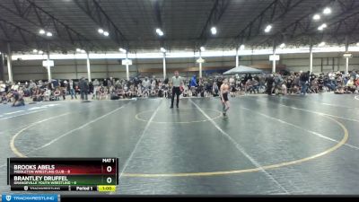 59 lbs Round 1 (4 Team) - Brooks Abels, Middleton Wrestling Club vs Brantley Druffel, Grangeville Youth Wrestling