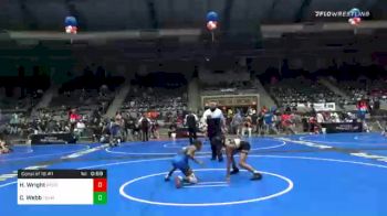 95 lbs Consolation - Hayden Wright, Prodigy WC vs Camden Webb, Team Tulsa