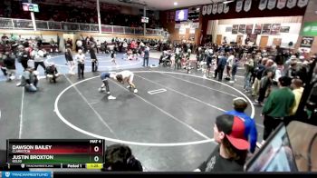 126 lbs Champ. Round 2 - Dawson Bailey, Clarkston vs Justin Broxton, Kelso