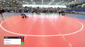 182 lbs Round Of 32 - Ashton Hanan, MN vs Samuel Brown, CA