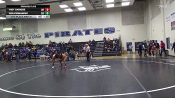 125 lbs 5th Place Match - Ken Fernandez, Sacramento City College vs Jhey Sarique, Skyline College
