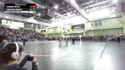 106 lbs Semifinal - Lorenzo Reyes, SAN PEDRO vs Andriano Bruzon, BIRMINGHAM