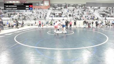 170 lbs Cons. Semis - Ari Jacobson, Wrestling Rhinos Wrestling Club vs Lindsey Shipp, NWWC