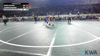 160 lbs Consi Of 4 - Miguel Bryson, Hennessey Takedown Club vs Conner Davidson, Roland Youth League Wrestling