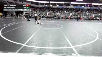 98 lbs Consi Of 8 #2 - Harley Miskimen, Marshfield vs Aslinn Waters, King Select Wr Ac