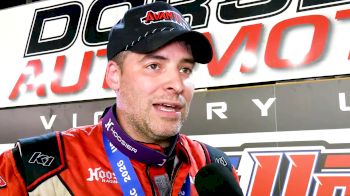 Kyle Cummins Reacts After His First USAC Sprint Car Win At Terre Haute