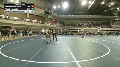 121 Championship Bracket Champ. Round 3 - Ryan LaCanne, Kenyon-Wanamingo vs Deacon Ramthum, Mound Westonka