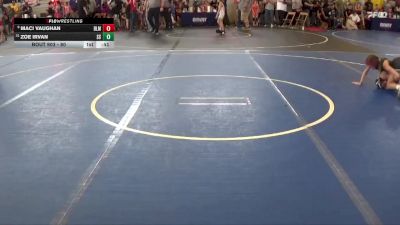 80 lbs Cons. Round 4 - Zoe Irvan, Suicide Squad vs Maci Vaughan, Barberton Lady Magics