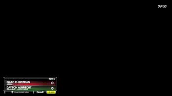 113 lbs Cons. Round 3 - Isaac Christman, Sierra vs Dayton Albrecht, Fountain - Fort Carson