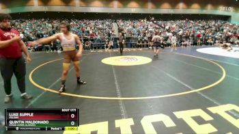 150 lbs Cons. Round 5 - Luke Supple, Folsom vs Quintin Maldonado, Stagg (Amos Alonzo)