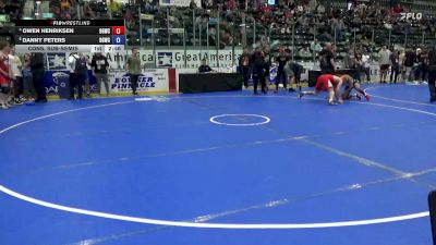 157 lbs Cons. Sub-semis - Owen Henriksen, Big Game Wrestling Club vs Danny Peters, Big Game Wrestling Club