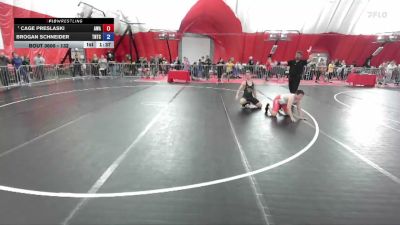 132 lbs Quarterfinal - Cage Preslaski, Askren Wrestling Academy vs Brogan Schneider, Team Nazar Training Center