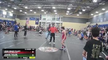 107 lbs Cons. Semi - John Grady Plott, Legacy Elite Wrestling vs Jaxson Taylor, Pelion Youth Wrestling