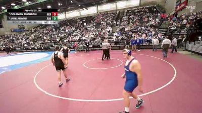 3A 285 lbs Cons. Semi - Jake Adams, Juab vs Coleman Thorson, Richfield