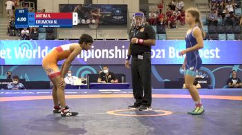 53 kg 1/8 Final - Antim Antim, India vs Nikol Krasimirova Krumova, Bulgaria