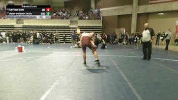 160 Championship Bracket Cons. Round 3 - Sean Peterschick, Bismarck Legacy vs Cayden Ban, Anoka