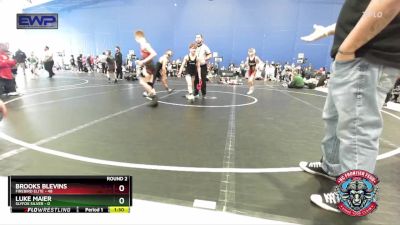 80 lbs Round 2 (4 Team) - Brooks Blevins, Firebird Elite vs Luke Maier, Slyfox Silver