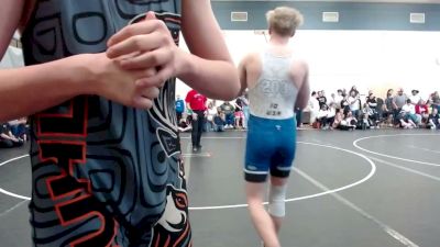 157 lbs Cons. Semis - Carter Freestone, Fighting Squirrels Wrestling Club vs James Wiscombe, 208 Badgers Wrestling Club