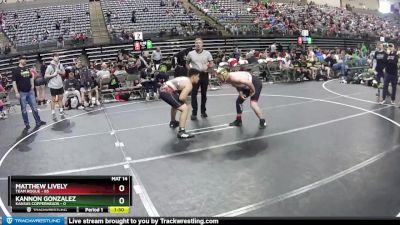 220 lbs Round 5 (6 Team) - Kannon Gonzalez, Kansas Copperheads vs Matthew Lively, Team Rogue