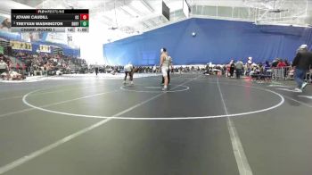 165 lbs Champ. Round 1 - Jovani Caudill, Olathe South vs Treyvan Washington, Derby