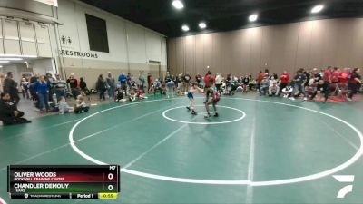 70-72 lbs Round 2 - Oliver Woods, Rockwall Training Center vs Chandler Demouy, Texas