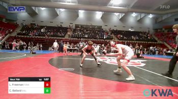 120 lbs Semifinal - Liam Freeman, Tonkawa Takedown Club vs Cannon Ballard, Collinsville Cardinal Youth Wrestling