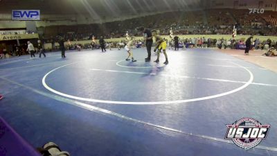 75 lbs Consi Of 8 #2 - Paxtyn McGilbert, Midwest City Bombers Youth Wrestling Club vs Leighla Cogar, Spartan Mat Club