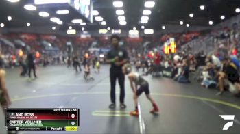 58 lbs Cons. Round 4 - Carter Vollmer, Standish Youth Wrestling vs Leland Ross, Three Rivers Wildcats