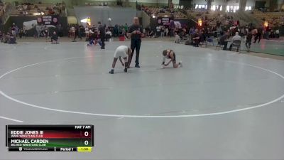 90 lbs Quarterfinal - Eddie Jones Iii, Wave Wrestling Club vs Michael Carden, Big Red Wrestling Club