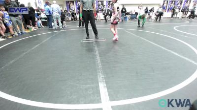 90 lbs Consolation - Havana Maguire, Skiatook Youth Wrestling vs Johnathon Primeaux, Henryetta Knights Wrestling Club