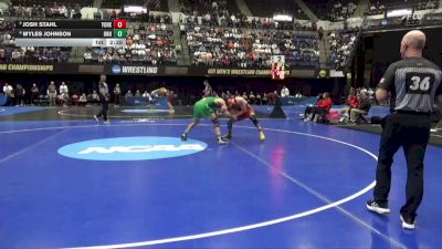 197 lbs Semifinal - Myles Johnson, Ohio Northern vs Josh Stahl, York (PA)