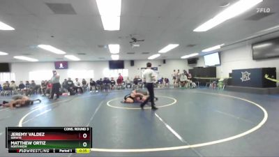 138 lbs Cons. Round 3 - Jeremy Valdez, Servite vs Matthew Ortiz, Northview