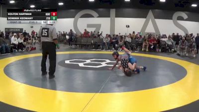 85 lbs Round 1 (6 Team) - Kolton Hartman, Ohio Gold vs Dominik Keomany, Junior Terps Xtreme