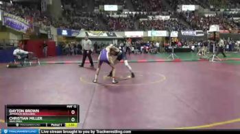 Quarterfinal - Dayton Brown, Jefferson (Boulder) vs Christian Miller, Anaconda