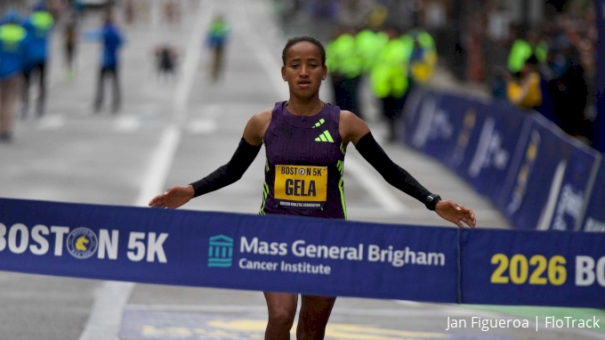 Ethiopians Yihune & Hambese Take Boston 5K Titles at 2026 Boston Marathon
