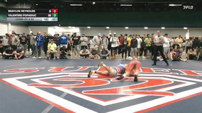 138 lbs Consi Of 8 #2 - Braylon Reynolds, IN vs Valentine Popadiuc, NM