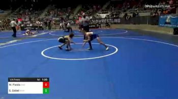 80 lbs Quarterfinal - Maddox Fields, Chickasha Wrestling vs Stetson Gabel, Bear Cave