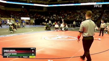 144 Class 1 lbs Quarterfinal - Gable Gross, St. Pius X (Kansas City) vs Weston Ward, Centralia