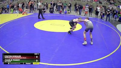 71 lbs Champ. Round 2 - Charlie Pankey, Mat Sense vs Colton Koegler, Roseburg Mat Club/Umpqua Valle