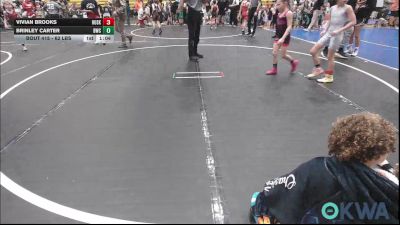 62 lbs Rr Rnd 1 - Vivian Brooks, Huskey Wrestling Club vs Brinley Carter, Bartlesville Wrestling Club