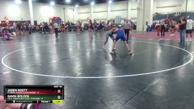 120 lbs Round 4 (6 Team) - Jaden Roett, Florida Young Gunslingers vs Gavin Bolock, S.E.O. Wrestling Club- Team Red