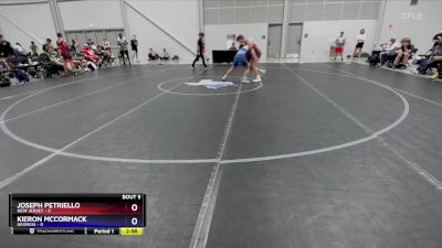 138 lbs Round 2 (8 Team) - Joseph Petriello, New Jersey vs Kieron McCormack, Georgia